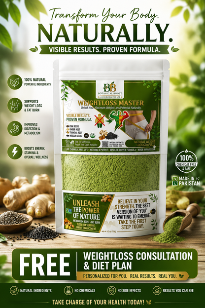 WeightLoss Master | Advanced Fat Burner & Metabolism Booster + Free Diet Plan