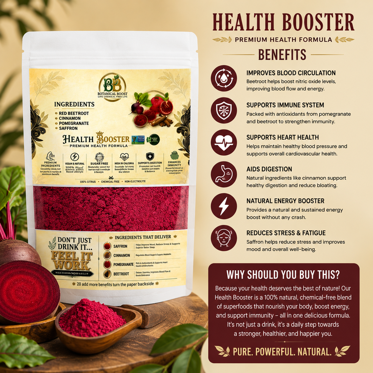 Health Booster Blend | Saffron Edition | Free Saffron Box